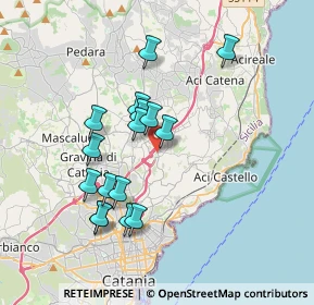 Mappa Viale Europa, 95030 San Gregorio di Catania CT, Italia (3.72875)