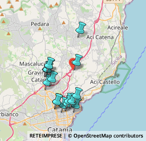 Mappa Viale Europa, 95030 San Gregorio di Catania CT, Italia (3.99438)