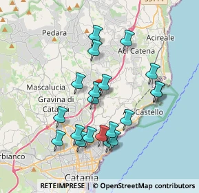 Mappa Via Catira, 95027 San Gregorio di Catania CT, Italia (3.9485)