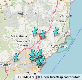 Mappa Via Catira, 95027 San Gregorio di Catania CT, Italia (4.32273)