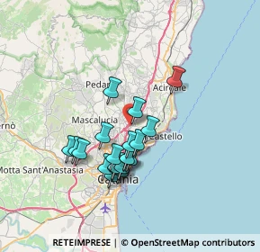 Mappa Viale Europa, 95030 San Gregorio di Catania CT, Italia (6.5915)