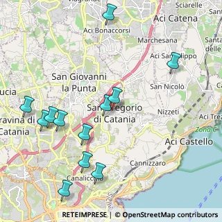 Mappa Piazza Regina Margherita, 95027 San Gregorio di Catania CT, Italia (2.72)