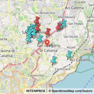 Mappa Piazza Regina Margherita, 95027 San Gregorio di Catania CT, Italia (2.0015)