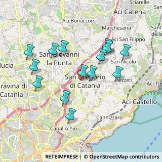 Mappa Via Marciano, 95027 San Gregorio di Catania CT, Italia (2.068)