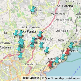 Mappa Via Marciano, 95027 San Gregorio di Catania CT, Italia (2.6715)