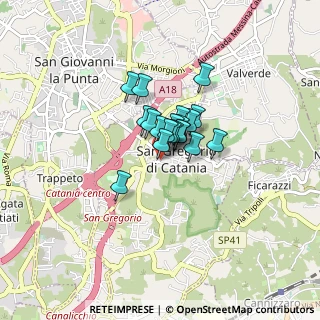 Mappa Via Marciano, 95027 San Gregorio di Catania CT, Italia (0.4595)