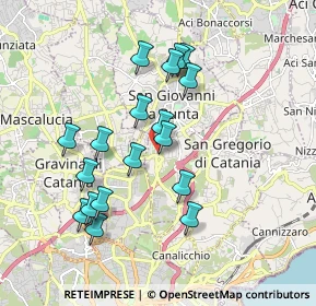 Mappa Piazza Regina Elena, 95037 San Giovanni La Punta CT, Italia (1.93722)