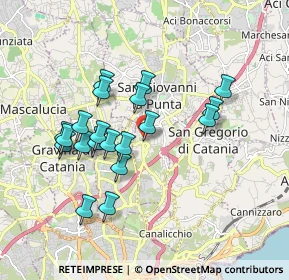 Mappa Piazza Regina Elena, 95037 San Giovanni La Punta CT, Italia (1.855)