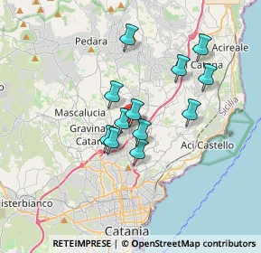 Mappa Piazza Regina Elena, 95037 San Giovanni La Punta CT, Italia (3.05333)