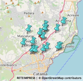 Mappa Piazza Regina Elena, 95037 San Giovanni La Punta CT, Italia (2.89588)