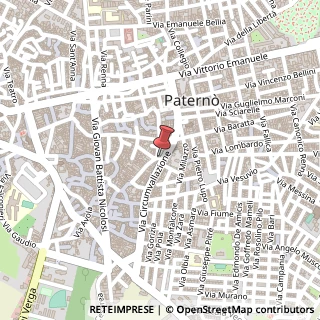 Mappa Via circumvallazione 382, 95047 Paternò, Catania (Sicilia)