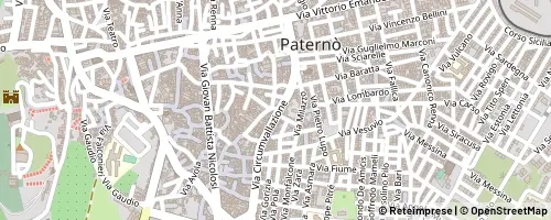 Mappa Paternò