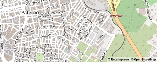 Mappa Paternò
