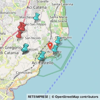 Mappa Via Litteri, 95021 Aci Castello CT, Italia (2.38167)