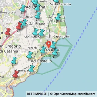Mappa Via Litteri, 95021 Aci Castello CT, Italia (3.069)