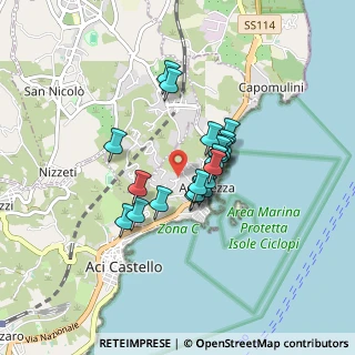 Mappa Via Litteri, 95021 Aci Castello CT, Italia (0.659)