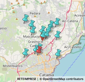 Mappa Via Parco Cristallo, 95030 Tremestieri Etneo CT, Italia (2.904)