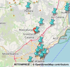 Mappa Via Parco Cristallo, 95030 Tremestieri Etneo CT, Italia (5.622)