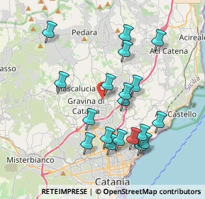 Mappa Via Parco Cristallo, 95030 Tremestieri Etneo CT, Italia (4.21842)