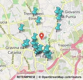 Mappa Via Parco Cristallo, 95030 Tremestieri Etneo CT, Italia (0.9625)