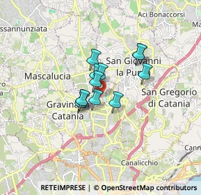 Mappa Via Parco Cristallo, 95030 Tremestieri Etneo CT, Italia (1.15083)