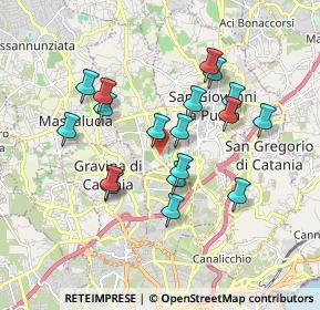 Mappa Via Parco Cristallo, 95030 Tremestieri Etneo CT, Italia (1.83056)