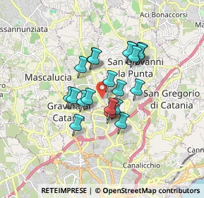 Mappa Via Parco Cristallo, 95030 Tremestieri Etneo CT, Italia (1.3855)
