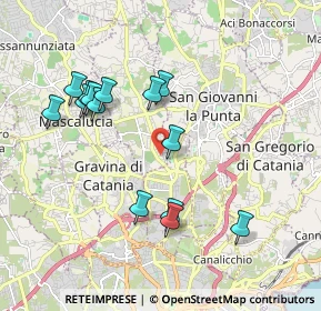 Mappa Via Parco Cristallo, 95030 Tremestieri Etneo CT, Italia (2.10857)