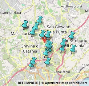 Mappa Via Parco Cristallo, 95030 Tremestieri Etneo CT, Italia (1.726)