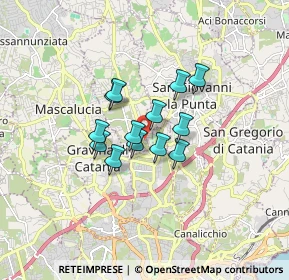 Mappa Via Parco Cristallo, 95030 Tremestieri Etneo CT, Italia (1.20385)