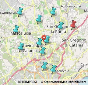 Mappa Via Parco Cristallo, 95030 Tremestieri Etneo CT, Italia (2.28583)