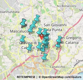 Mappa Via Parco Cristallo, 95030 Tremestieri Etneo CT, Italia (1.4665)