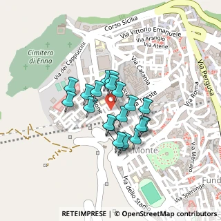 Mappa Via Romano Senatore Antonio, 94100 Enna EN, Italia (0.167)