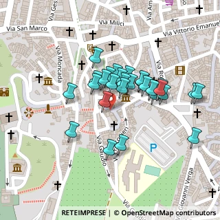 Mappa Piazza Martiri D'Ungheria, 95047 Paternò CT, Italia (0.1)