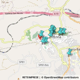 Mappa Via Barrafranca, 94100 Enna EN, Italia (0.84154)