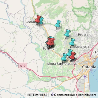 Mappa Via Vesuvio, 95047 Paternò CT, Italia (5.71)