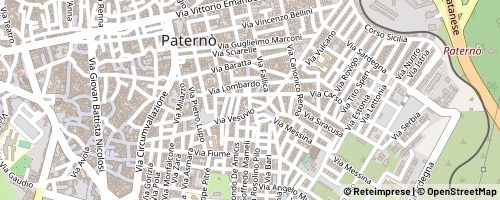 Mappa Paternò