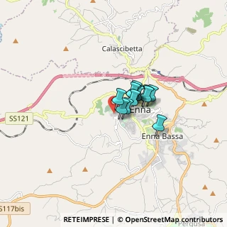 Mappa Via della Provincia, 94100 Enna EN, Italia (0.91308)