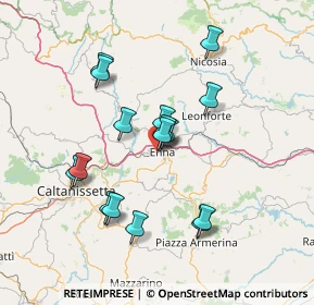 Mappa Via della Provincia, 94100 Enna EN, Italia (14.65625)