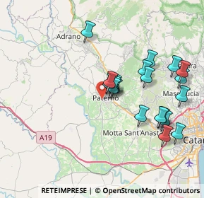 Mappa Contrada Cafaro, 95047 Paternò CT, Italia (8.1685)