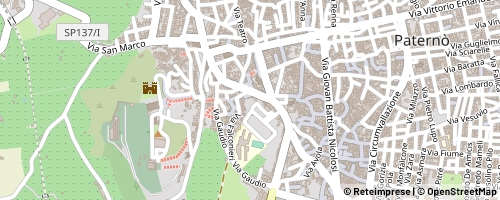 Mappa Paternò