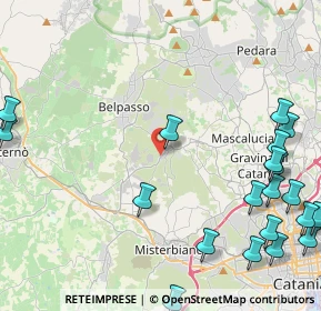 Mappa Via S. Gaetano, 95040 Camporotondo Etneo CT, Italia (7.0045)