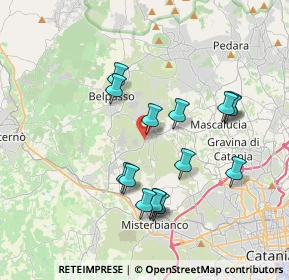 Mappa Via S. Gaetano, 95040 Camporotondo Etneo CT, Italia (3.95867)