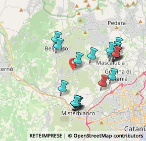 Mappa Via S. Gaetano, 95040 Camporotondo Etneo CT, Italia (4.2595)