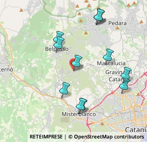 Mappa Via S. Gaetano, 95040 Camporotondo Etneo CT, Italia (4.61083)