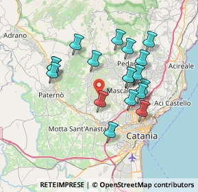 Mappa Via S. Gaetano, 95040 Camporotondo Etneo CT, Italia (7.33056)