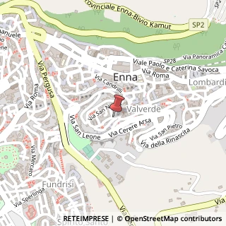 Mappa Via San Nicola, 36, 94100 Enna, Enna (Sicilia)