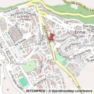 Mappa Via Pergusa, 191, 94100 Enna, Enna (Sicilia)