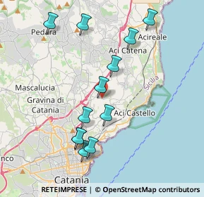 Mappa Via Rua di Sotto, 95027 San Gregorio di Catania CT, Italia (4.47)
