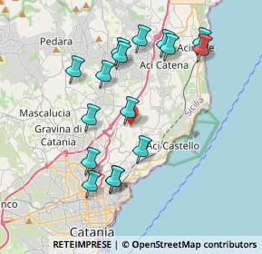 Mappa Via Rua di Sotto, 95027 San Gregorio di Catania CT, Italia (4.32563)